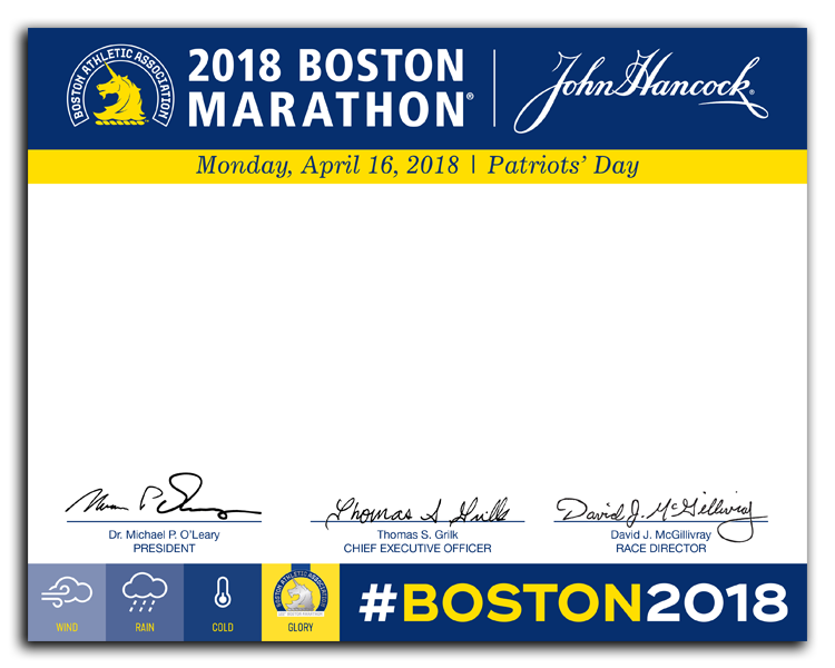 Finisher's Certificate